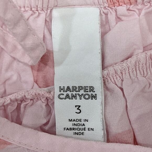 Harper Canyon Pink Polkadot Rainbow Sundress Sleeveless Summer Girls size 3T - Picture 5 of 7